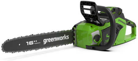 Цепная пила аккумуляторная GreenWorks  GD40CS18, 40V, 40 см, бесщеточная,  без аккумулятора и ЗУ